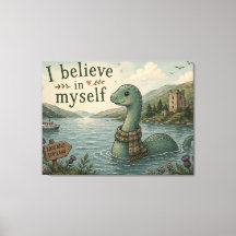 Jag tror på mig själv fantasifull Loch Ness Monste