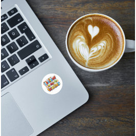 Jag tror på min lärarklistermärken_för att uppskat runt klistermärke