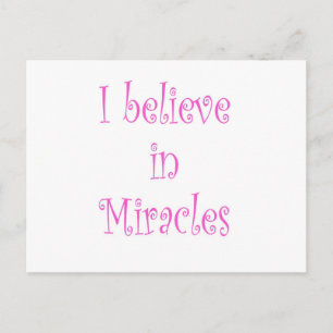Jag tror på Miracles Vykort