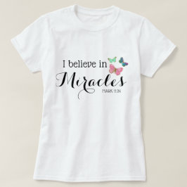 Jag tror på mirakel t shirt