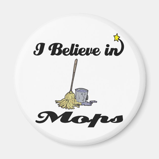 jag tror på moppar magnet (Framsidan)