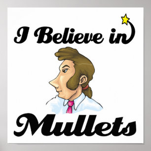 Jag tror på mullet poster