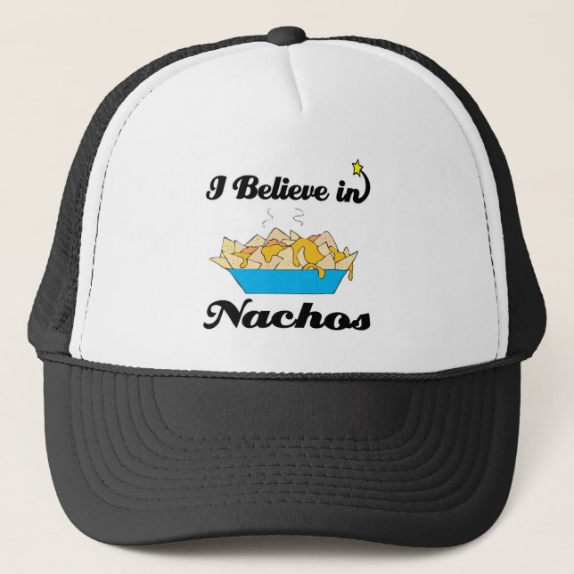 Jag tror på nachos truckerkeps (Framsida)