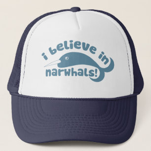 Jag tror på Narwhals Truckerkeps