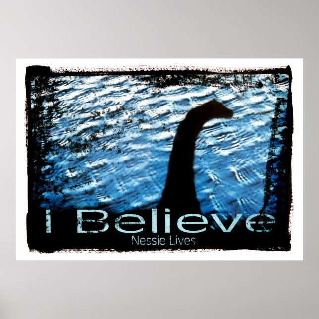 Jag tror på Nessie Lives Poster (Framsidan)
