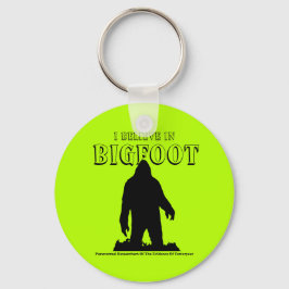 Jag tror på nyckelkedjan bigfoot nyckelring