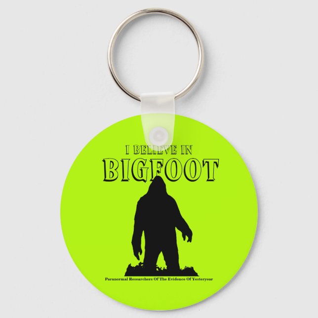Jag tror på nyckelkedjan bigfoot nyckelring (Framsida)