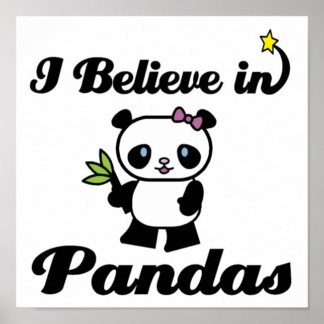 Jag tror på pandor poster (Framsidan)