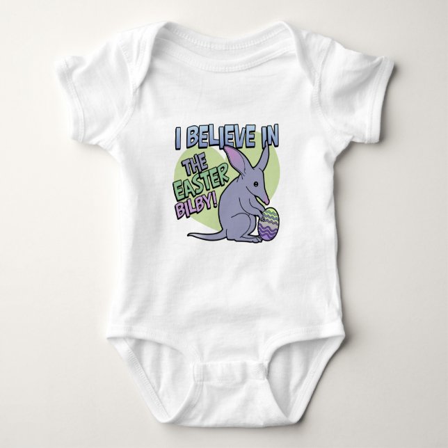 Jag tror på Påsk Bilby T Shirt (Framsida)