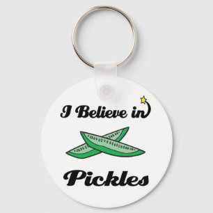 Jag tror på pickles nyckelring