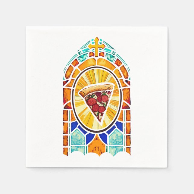 Jag tror på pizza pappersservett (Framsidan)