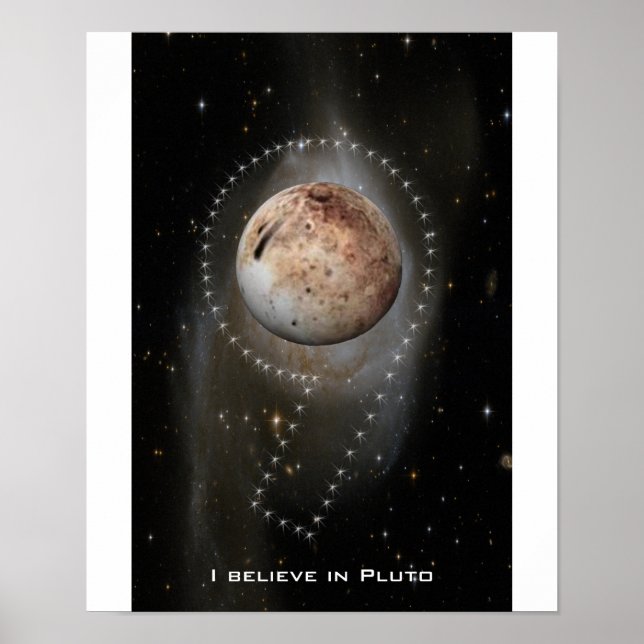 Jag tror på Pluto Poster (Framsidan)