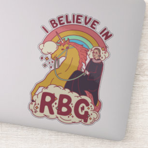 Jag tror på RBG Klistermärken