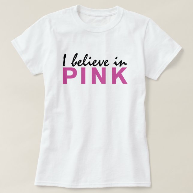 Jag tror på Rosa Tröja (Design framsida)