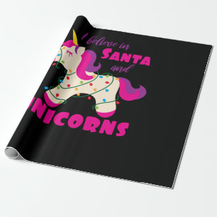 Jag tror på Santa och unicorns Presentpapper