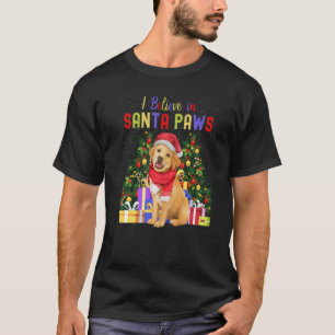 Jag tror på Santa Tass Cute-jullabrador P T Shirt