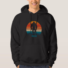 Jag Tror på Sasquatch Bigfoot Herr Tröja Hoodie
