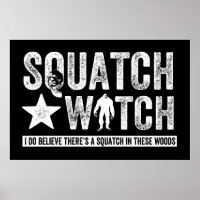 Jag tror på Squatch Watch (för mörk).