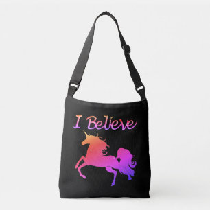 Jag tror på Unicorns Axelväska
