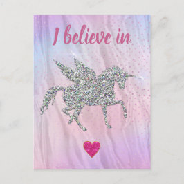 Jag tror på Unicorns Vykort
