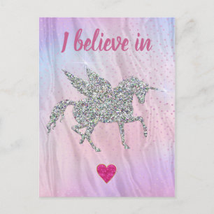 Jag tror på Unicorns Vykort