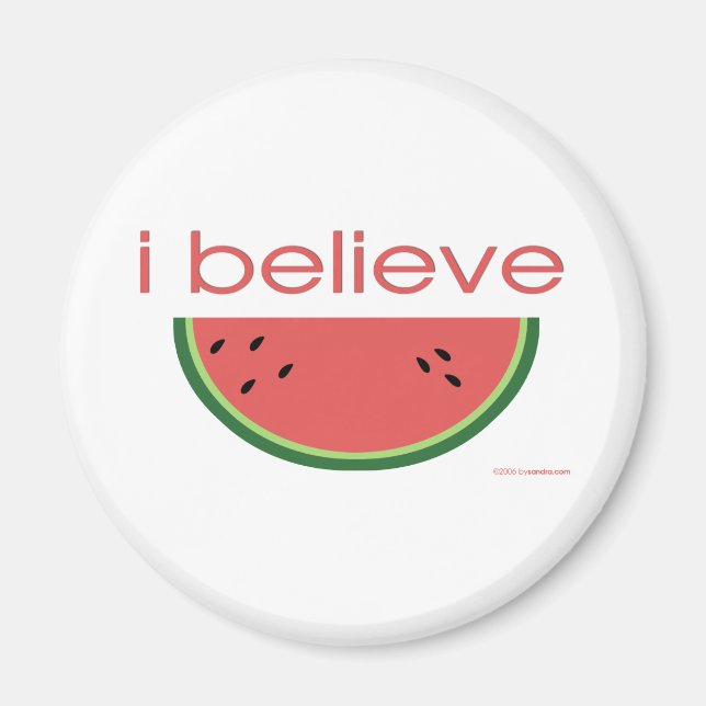 Jag tror på Watermelon Magnet (Framsidan)