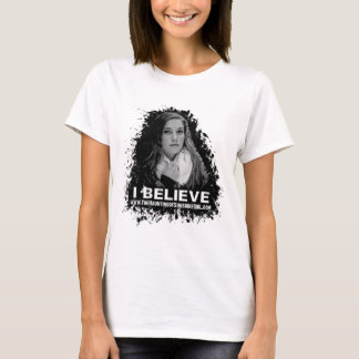 Jag tror porträtt tee shirt