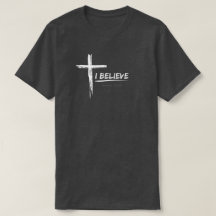 Jag tror - Romans 10:9-10 T-Shirt