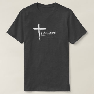 Jag tror - Romans 10:9-10 T-Shirt