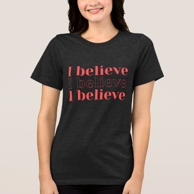 Jag tror t-shirt (Framsida)