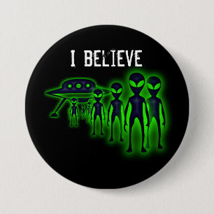 Jag tror UFO, och utomjordingar knäppas Knapp