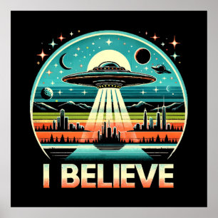 Jag tror - UFO Poster