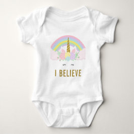 Jag tror Unicornbabyromperen T-shirt