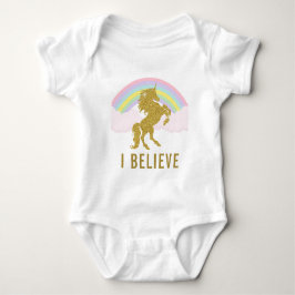 Jag tror Unicornbabyromperen Tee Shirt