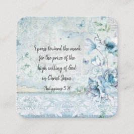 Jag trycker mot Mark Philippians Bible Verse Tilläggskort