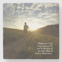 Jag trycker på mot målfilippinierna 3:14. stenunderlägg