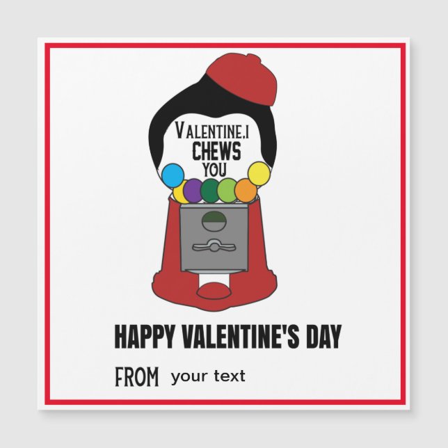  Jag tuggar alla hjärtans dag, Boy Girl Valentine  (Framsida)