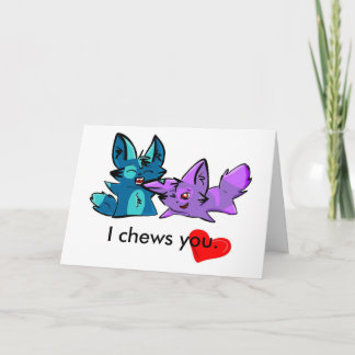 Jag tuggar dig helgkort