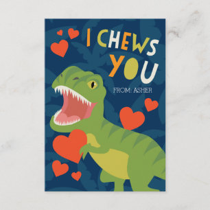 Jag tuggar dig! Klassrum Valentine Inbjudningar