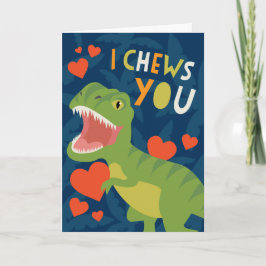 Jag tuggar dig! Valentine Helgkort