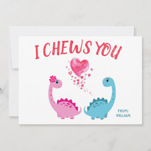 Jag tuggar dig! Valentine Julkort