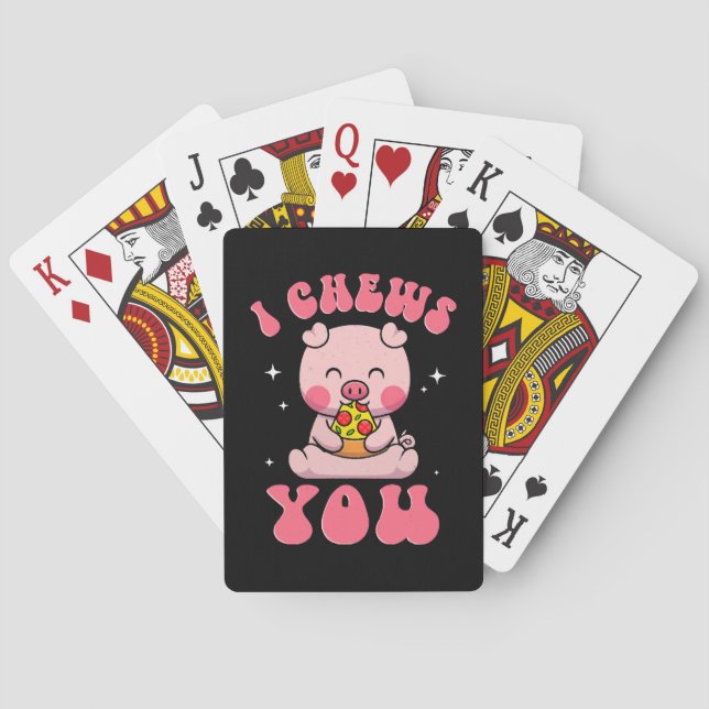 Jag tuggar din pizza casinokort (Baksidan)