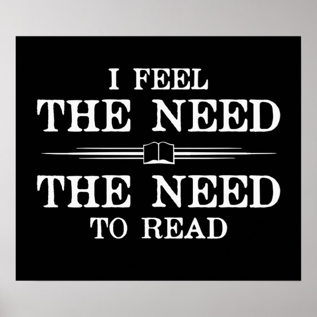 Jag tycker att det är nödvändigt att läsa poster (Framsidan)