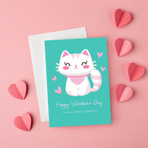 Jag tycker att du är Purrfect Barnvalentin Kort