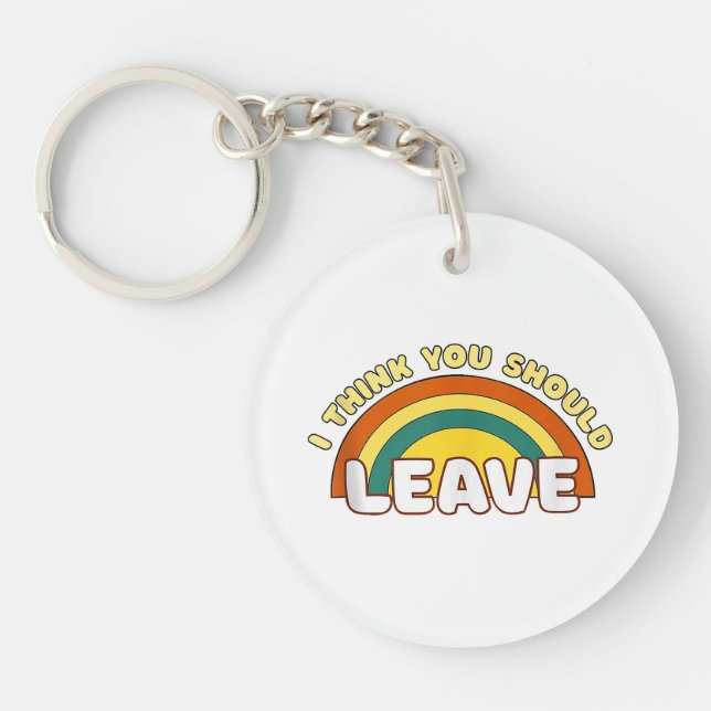 Jag tycker du ska lämna Funny Rainbow  (Framsidan)