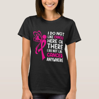 Jag tycker inte om cancer någonstans t shirt