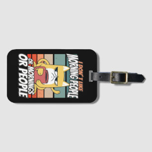 Jag tycker inte om morgonfolk eller morgondagen el bagagebricka