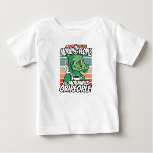 Jag tycker inte om morgonfolk eller morgondagen el t shirt