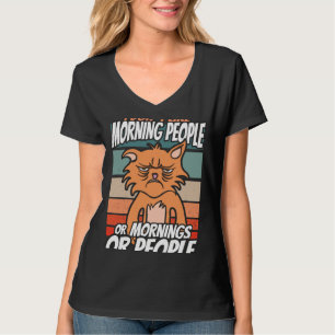 Jag tycker inte om morgonfolk eller morgondagen el t shirt