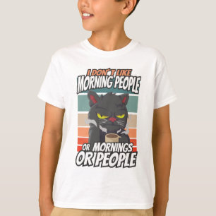 Jag tycker inte om morgonfolk eller morgondagen el t shirt